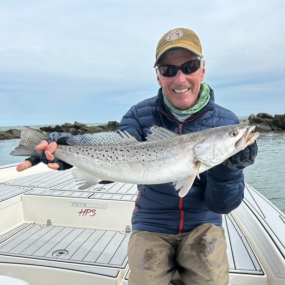 Angler holds a 20-inch fish at Murrells Inlet