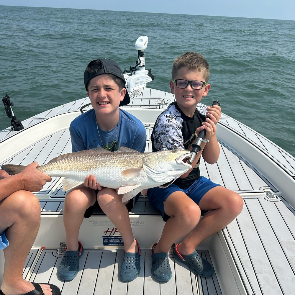 Redfish catch of 22 inches in Murrells Inlet