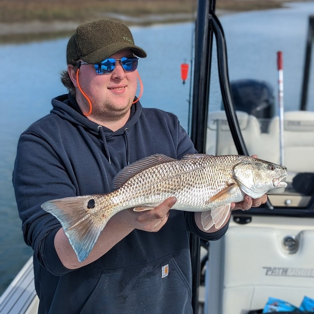 Redfish caught while fishing in SC