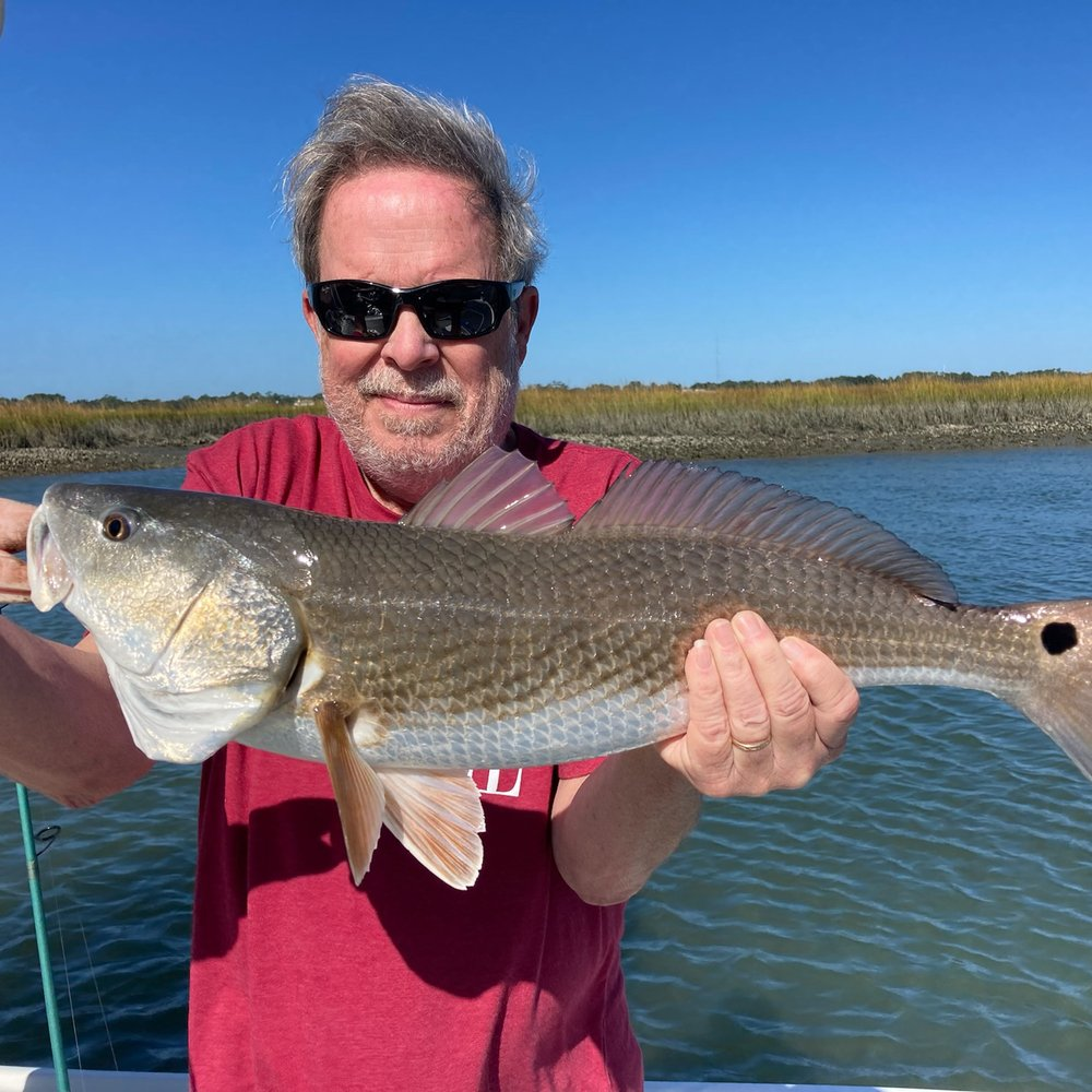 Redfish caught while fishing in SC