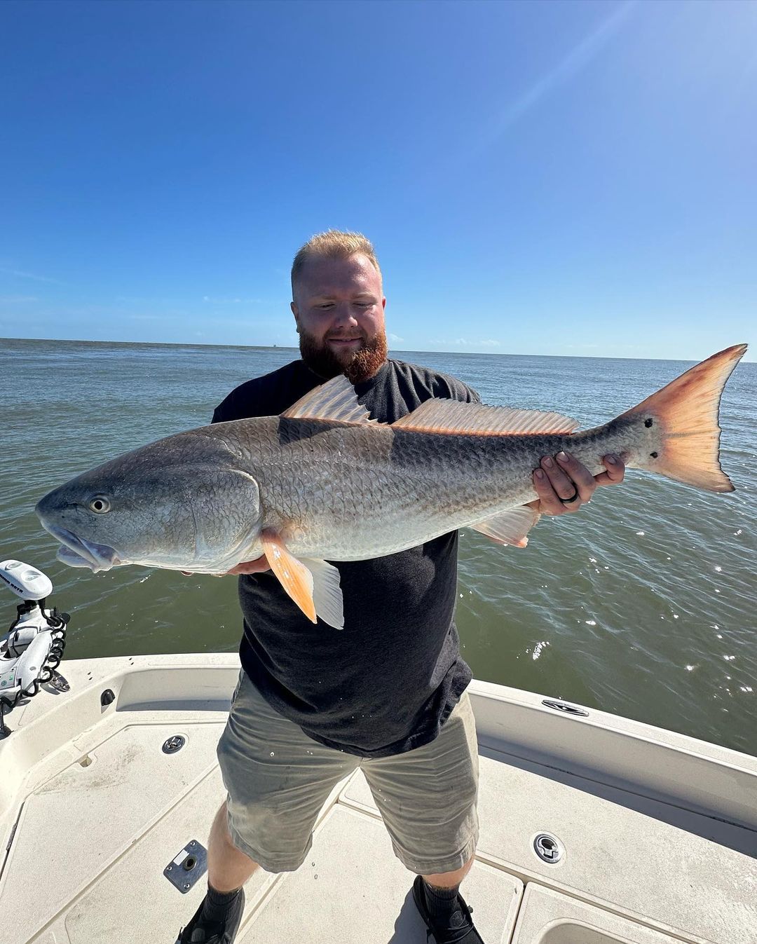 Redfish caught on a fishing trip in SC