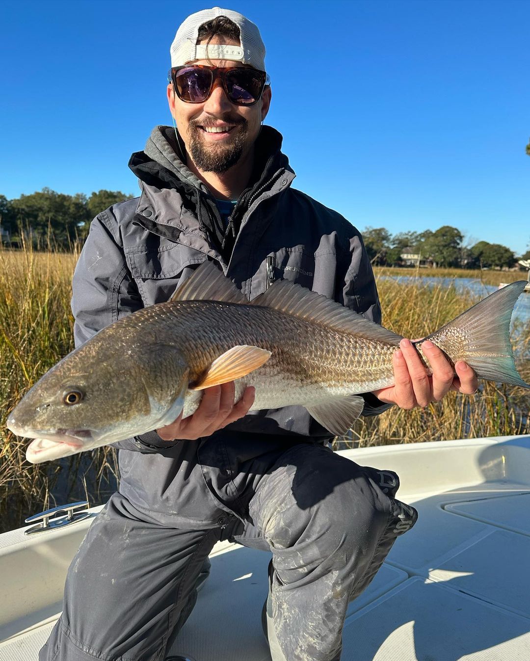 Redfish caught in Charleston, South Carolina