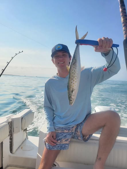Spanish mackerel catch from Atlantic Beach NC fishing trip