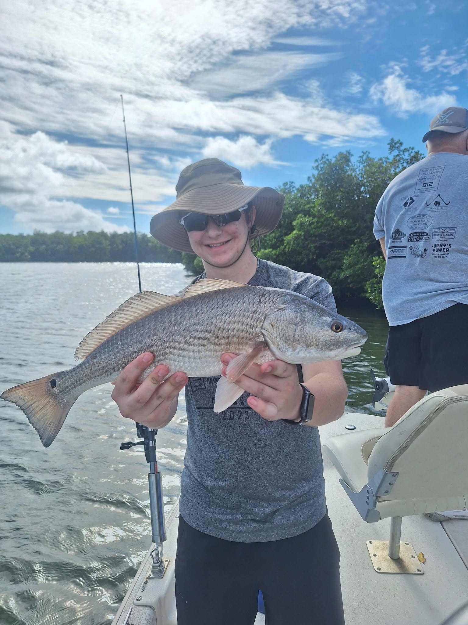 Redfish caught during fishing tour in Vero Beach Florida