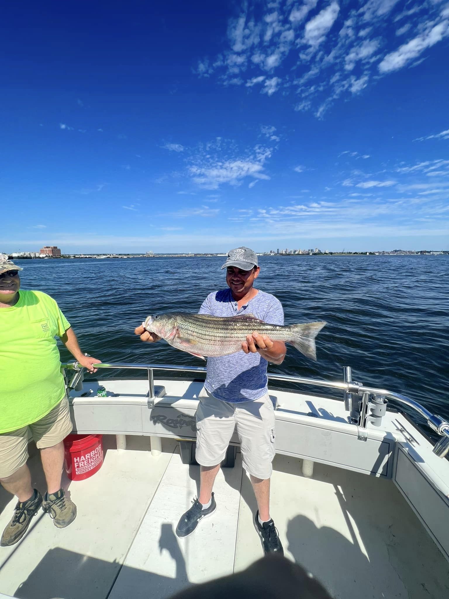 Striped bass fishing in MD