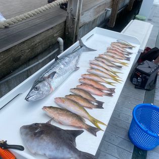 Two fish caught while fishing in Key West