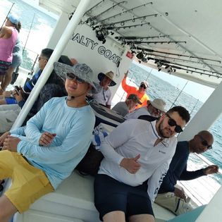 Three anglers fishing in Key West