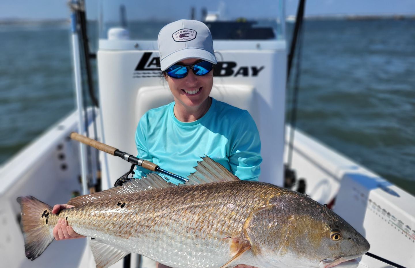 Redfish caught in Jacksonville, Florida.