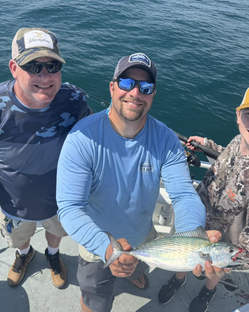 Image of an Atlantic Bonito fish caught while fishing at Point Pleasant Beach