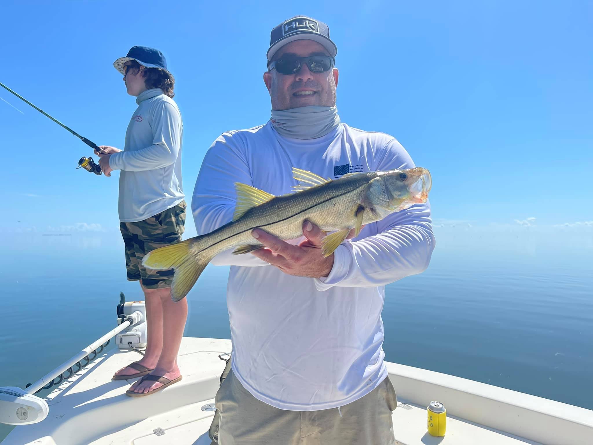 A large snook fish caught on a fishing trip in FL.