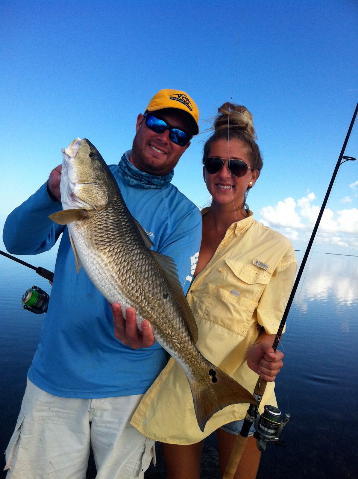 Redfish caught while fishing in Islamorada
