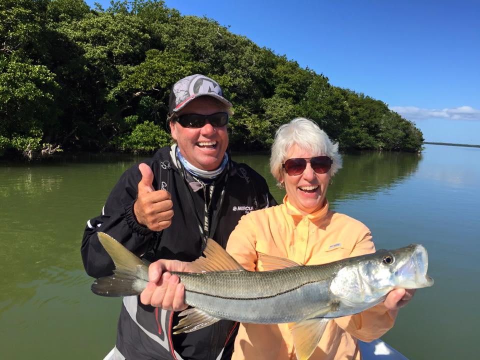 Snook fish caught during fishing trip in Islamorada