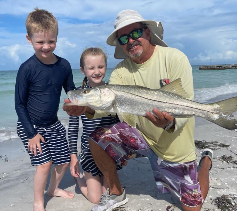 Snook fish caught while fishing in FL