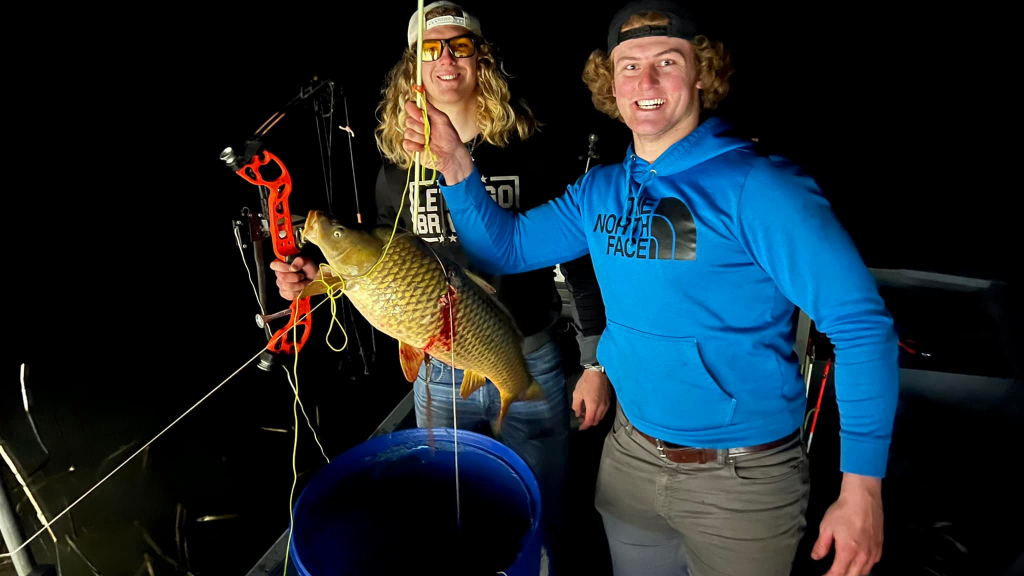 Grass Carp measuring 16 inches caught in Bad Axe