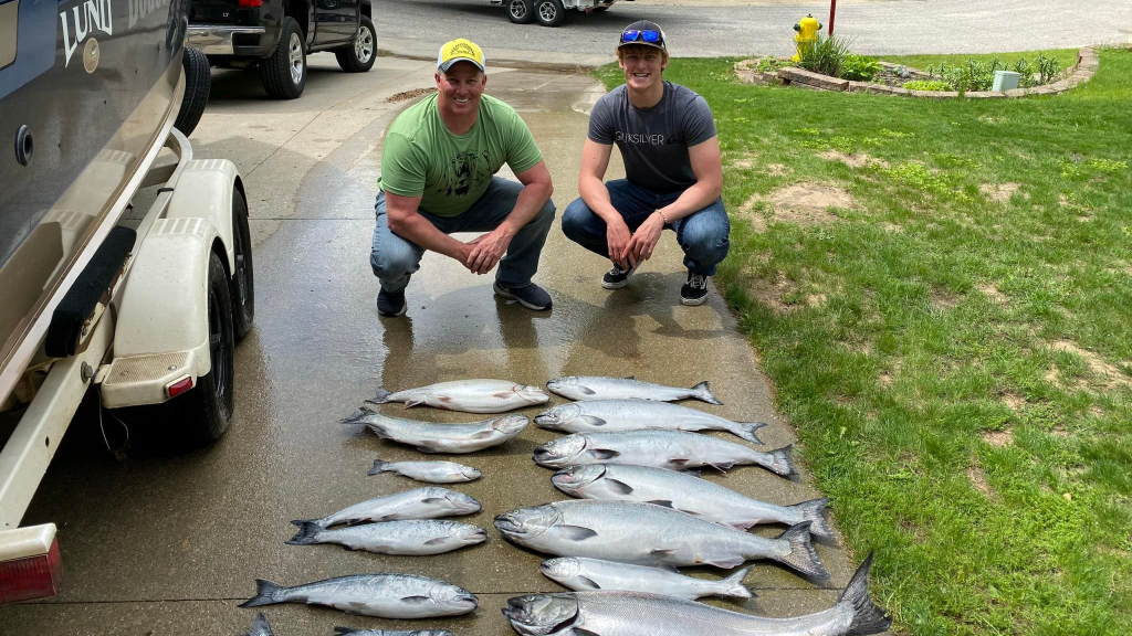 4 big fish caught in MI
