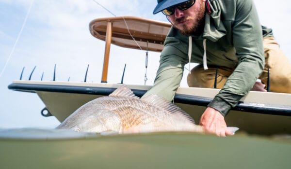 One angler fishing in Texas