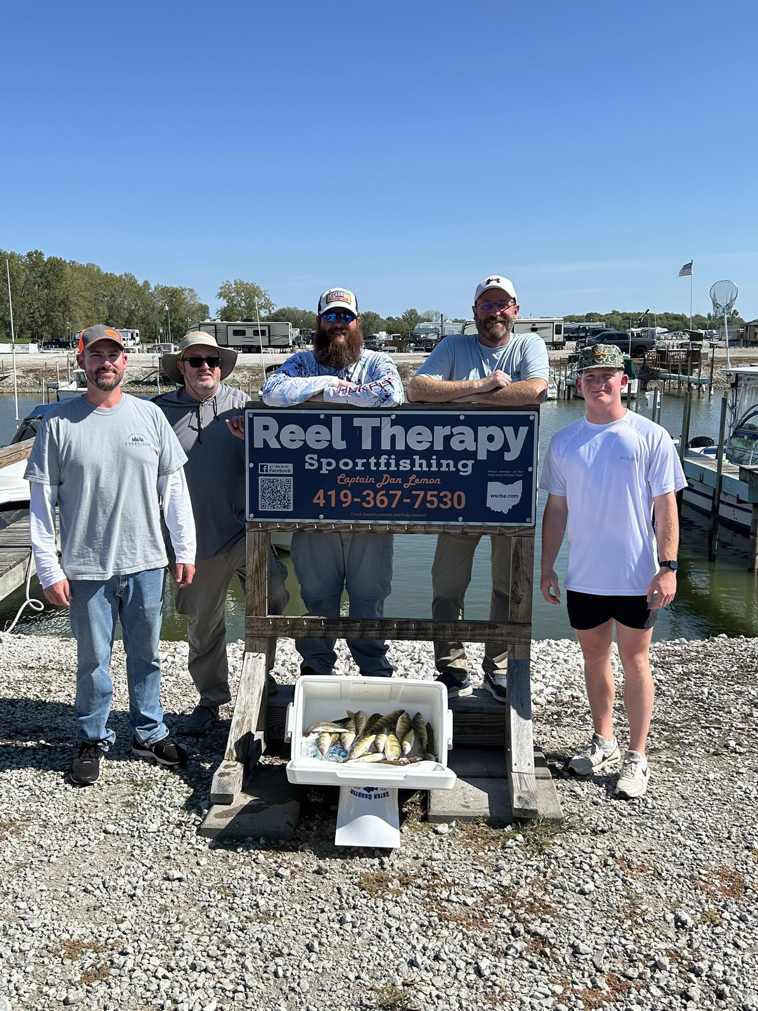5 people fishing in OH