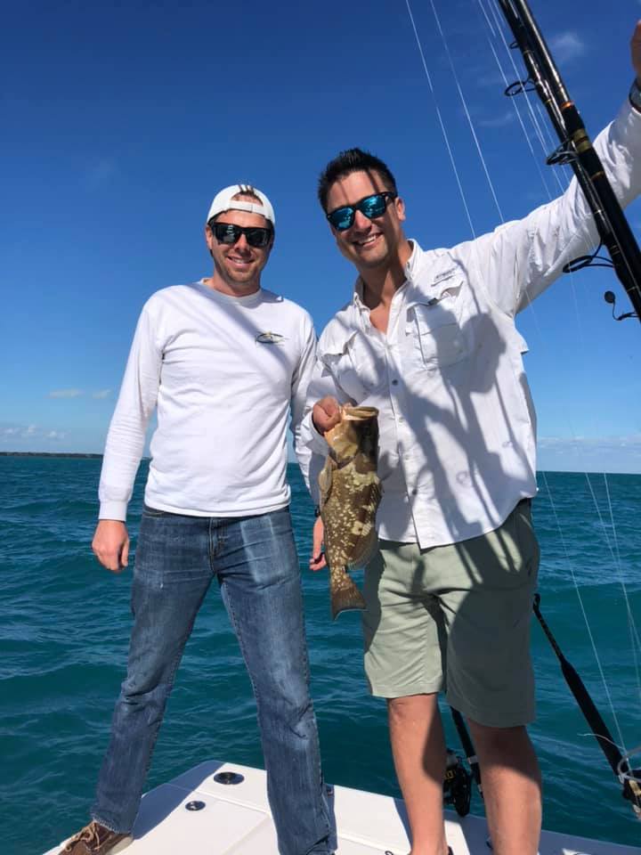 Islamorada, FL Reeled in a Grouper
