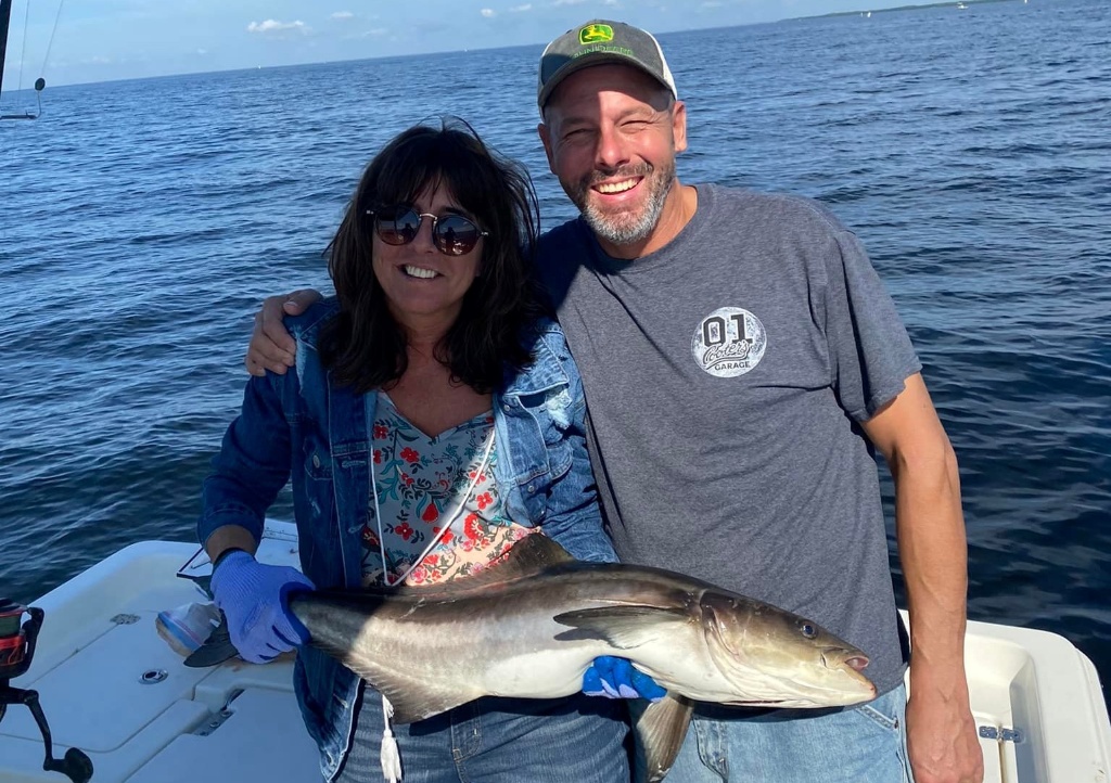 Two people fishing in Port Charlotte