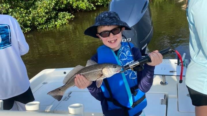 One person fishing in Port Charlotte