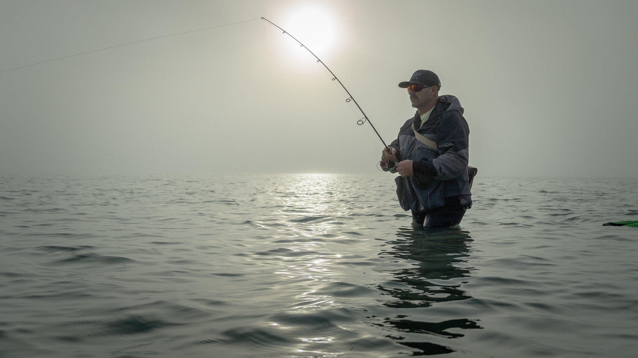 Person fishing in Houston