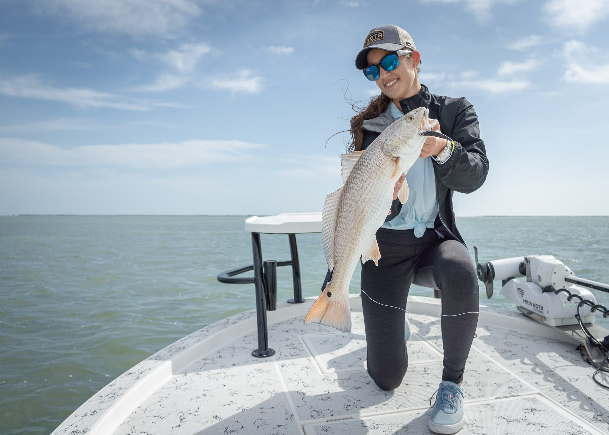 Redfish caught fishing in Houston