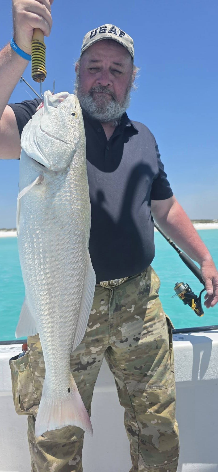 Large redfish caught while fishing in Destin FL waters