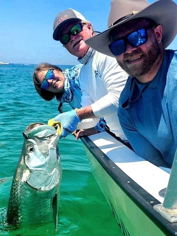 Tarpon caught during fishing trip in Destin FL waters