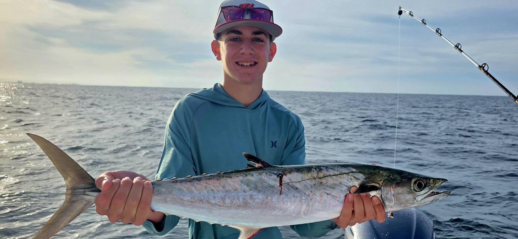 King mackerel caught while fishing in Destin FL waters