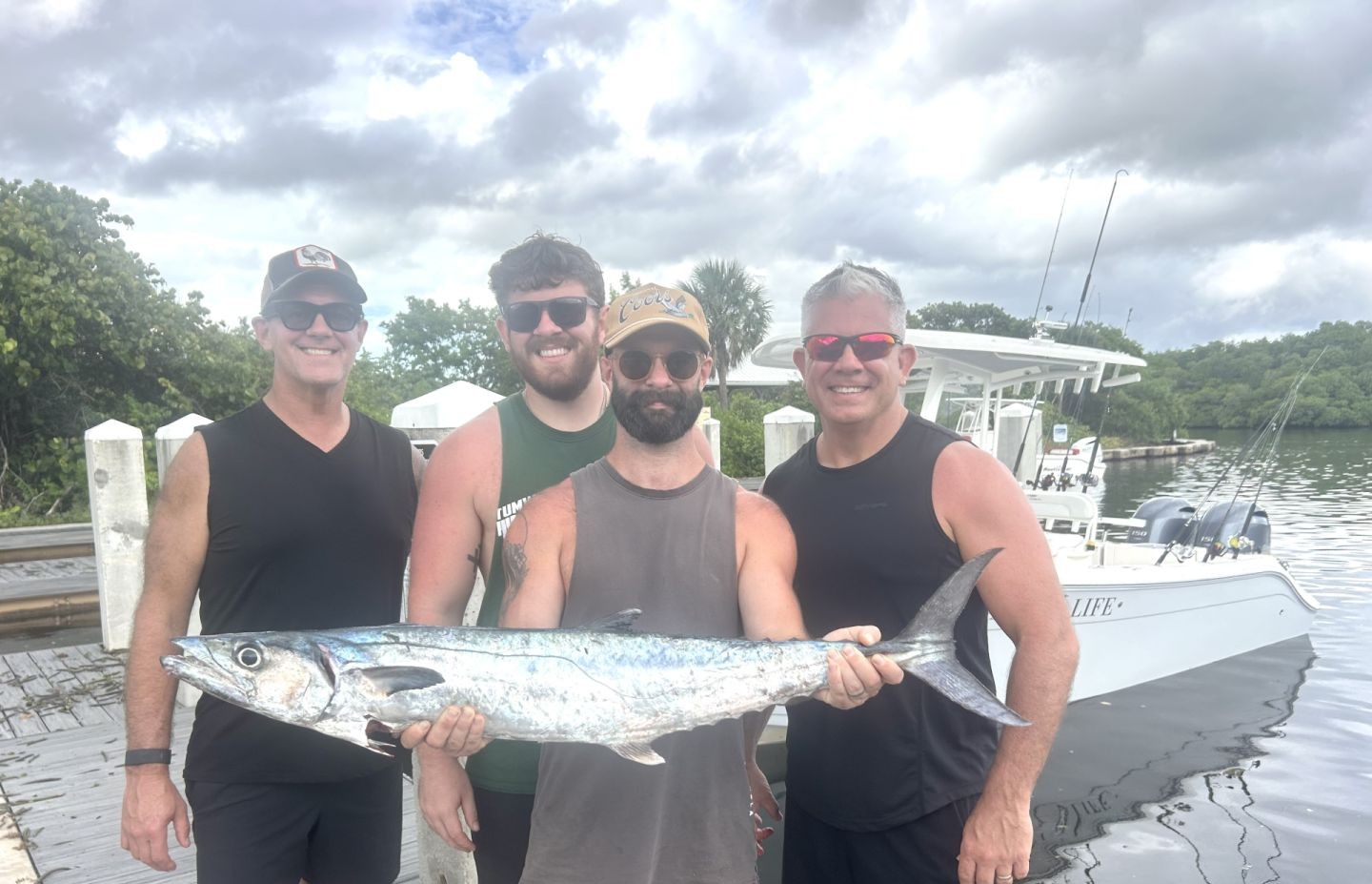King Mackerel caught while fishing in FL