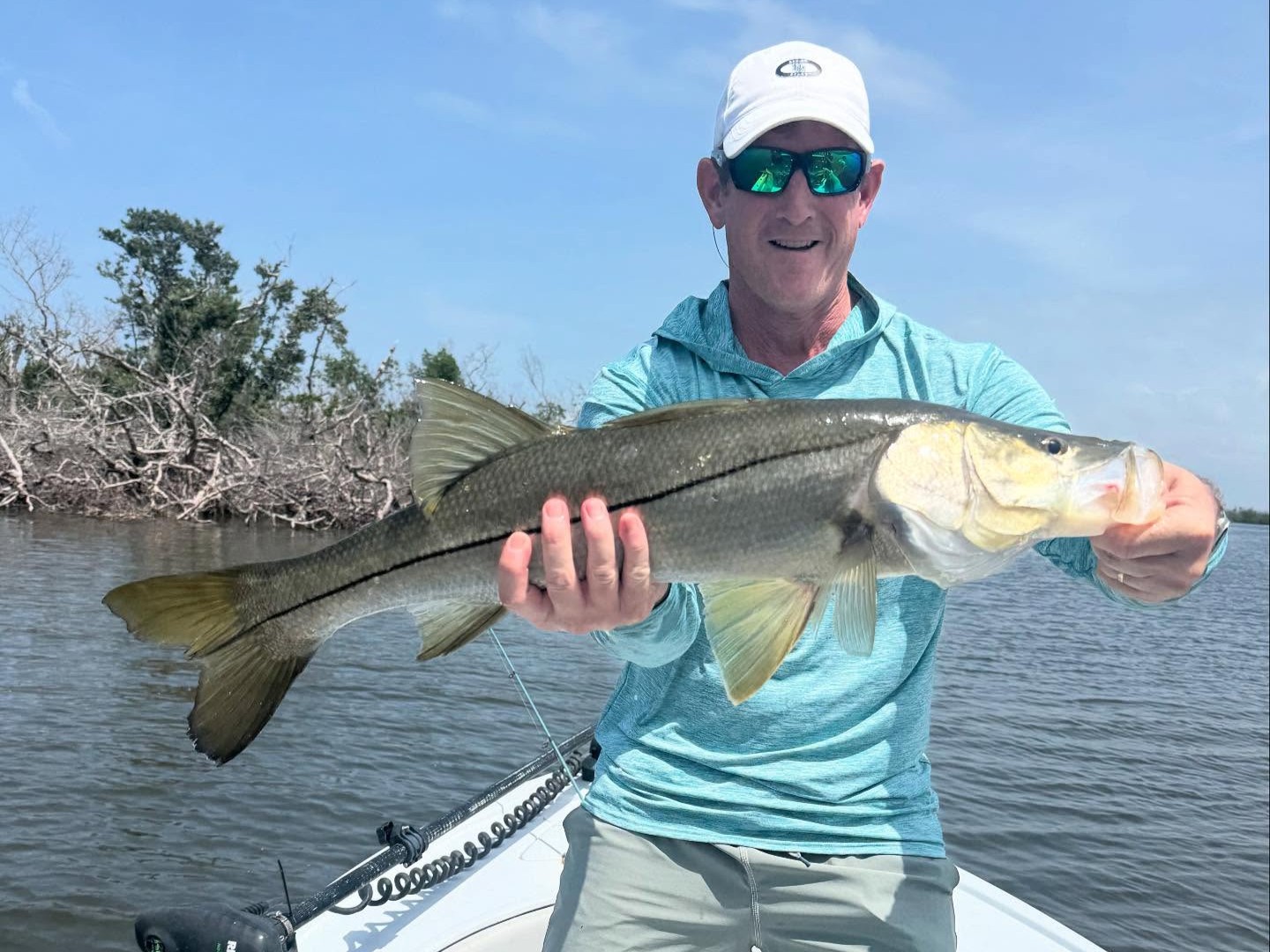 Full day inshore fishing trip in Boca Grande targeting snook, redfish and sea trout