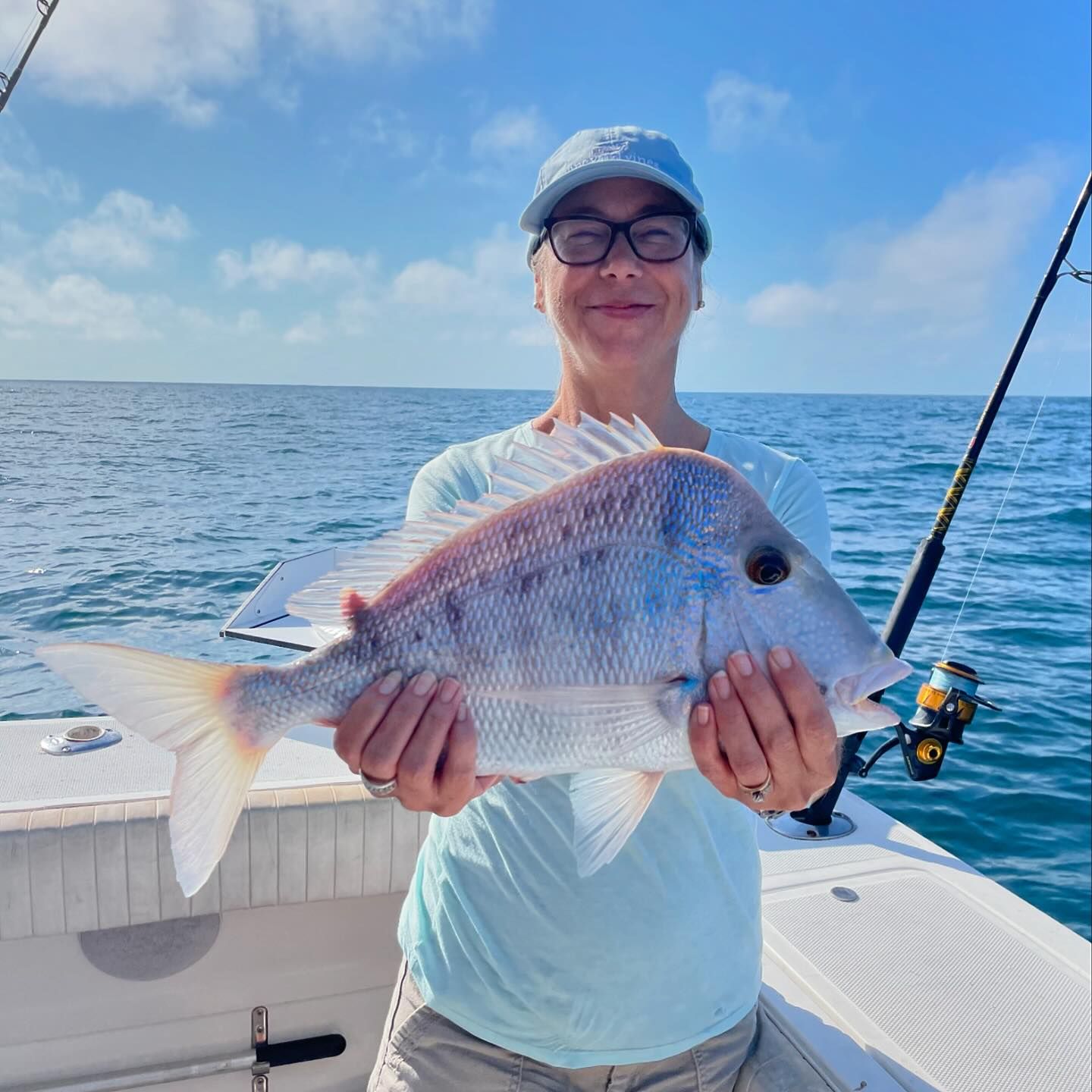 One fisherman with a 25-inch catch at Seabrook Island