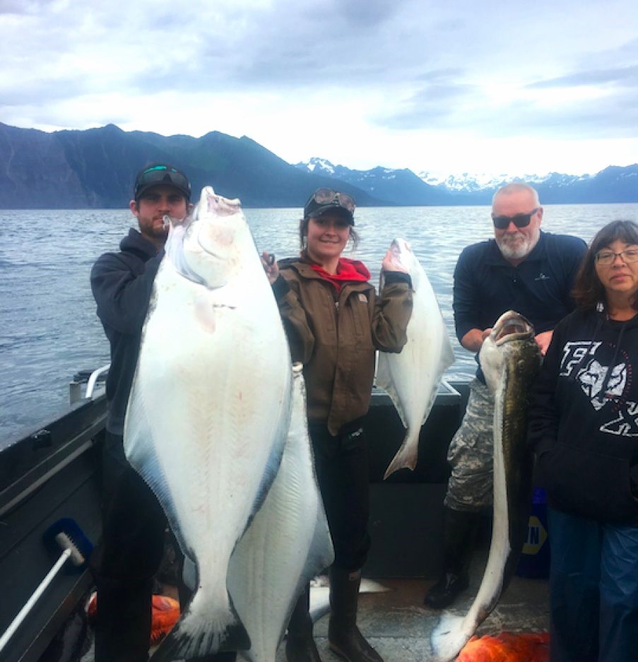 3 big fish caught during fishing tours in Homer