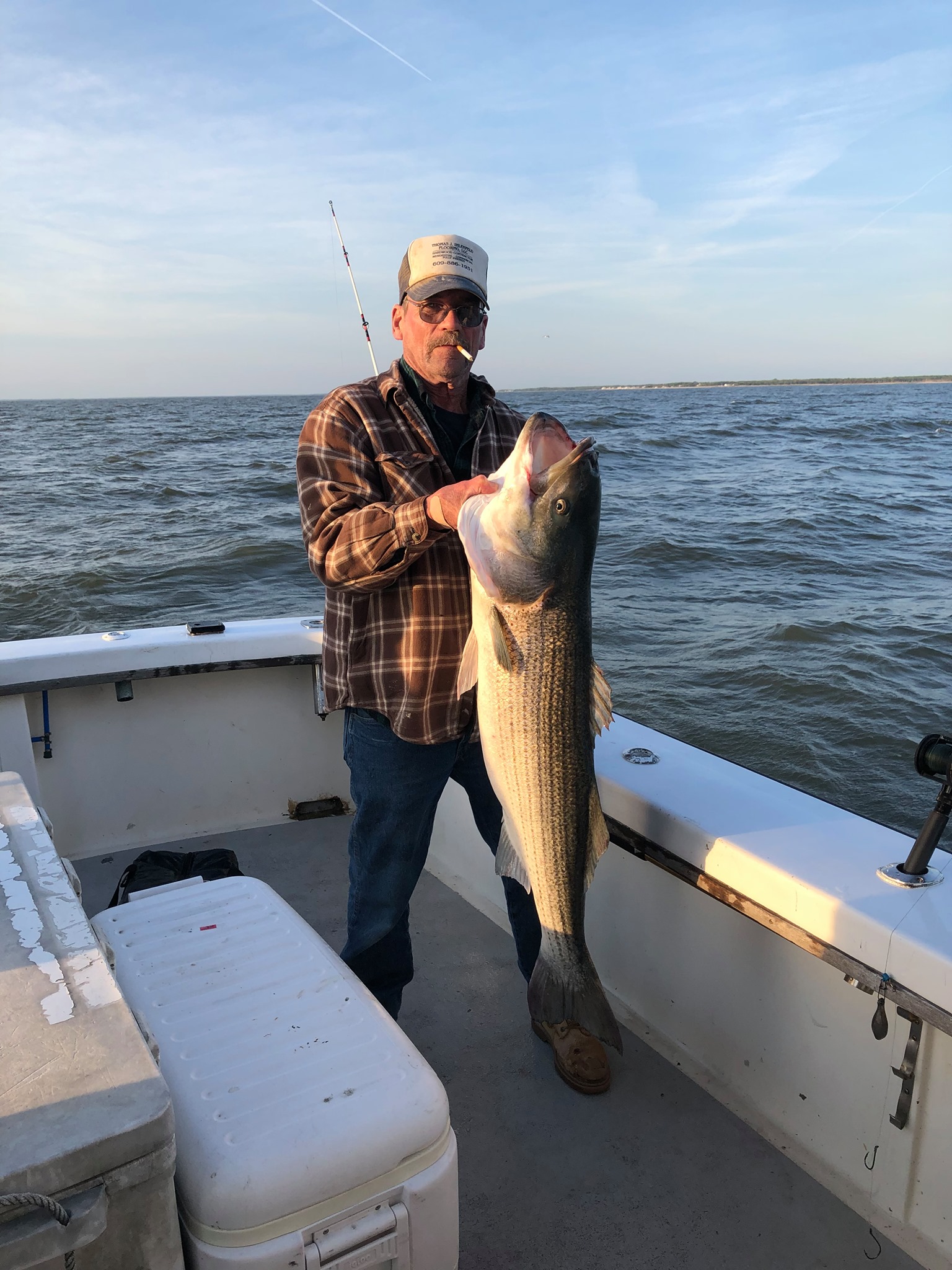 Striped bass fishing in NJ