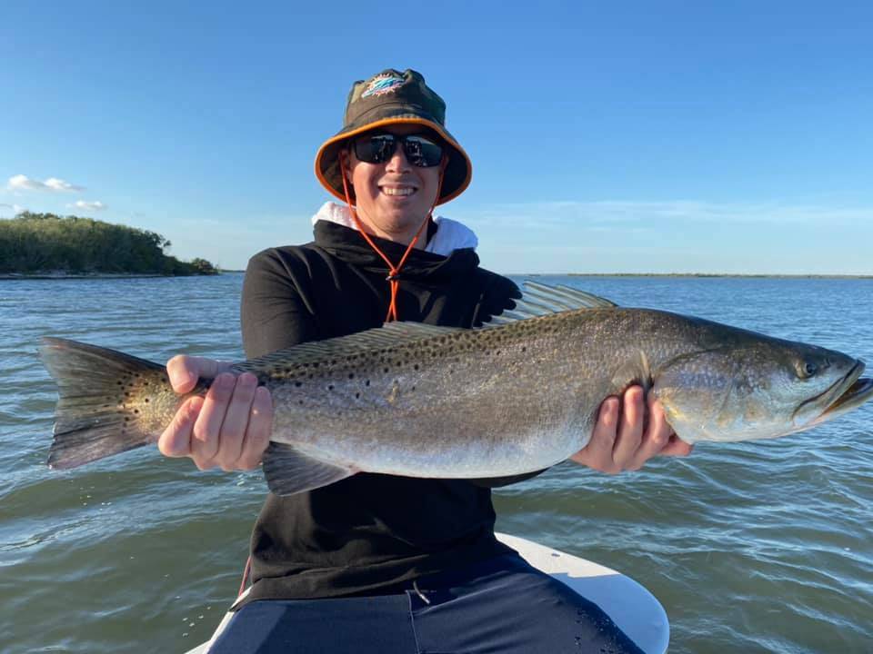Angler with a 29-inch fish in Florida
