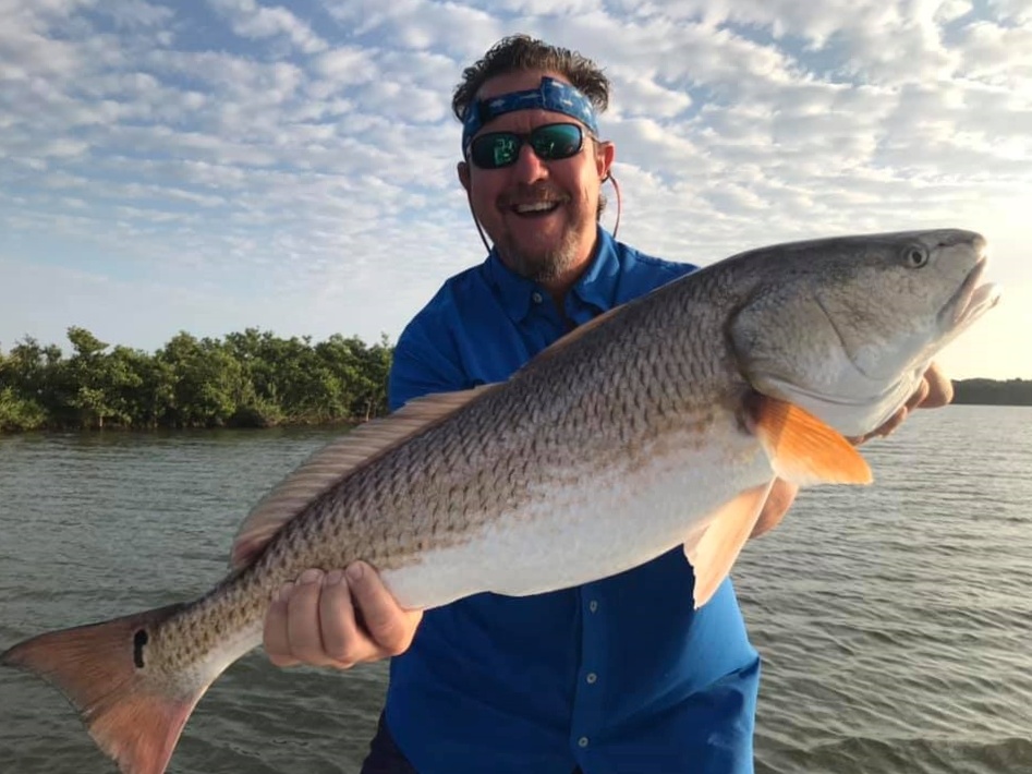 Redfish caught at New Smyrna Beach
