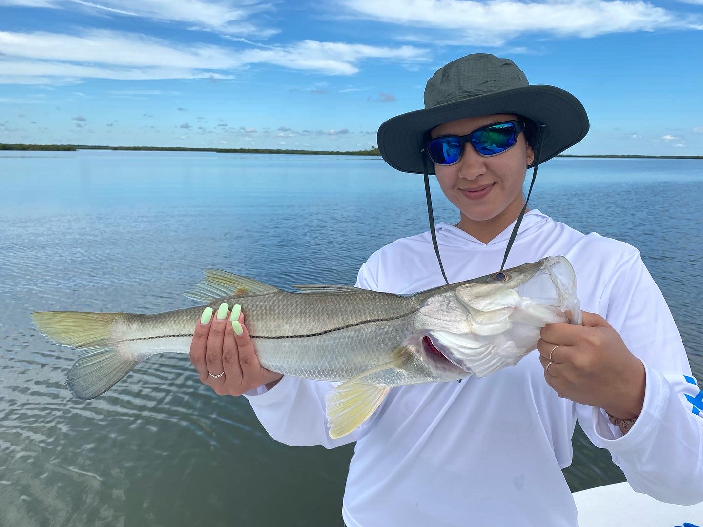 Snook fish caught in New Smyrna Beach