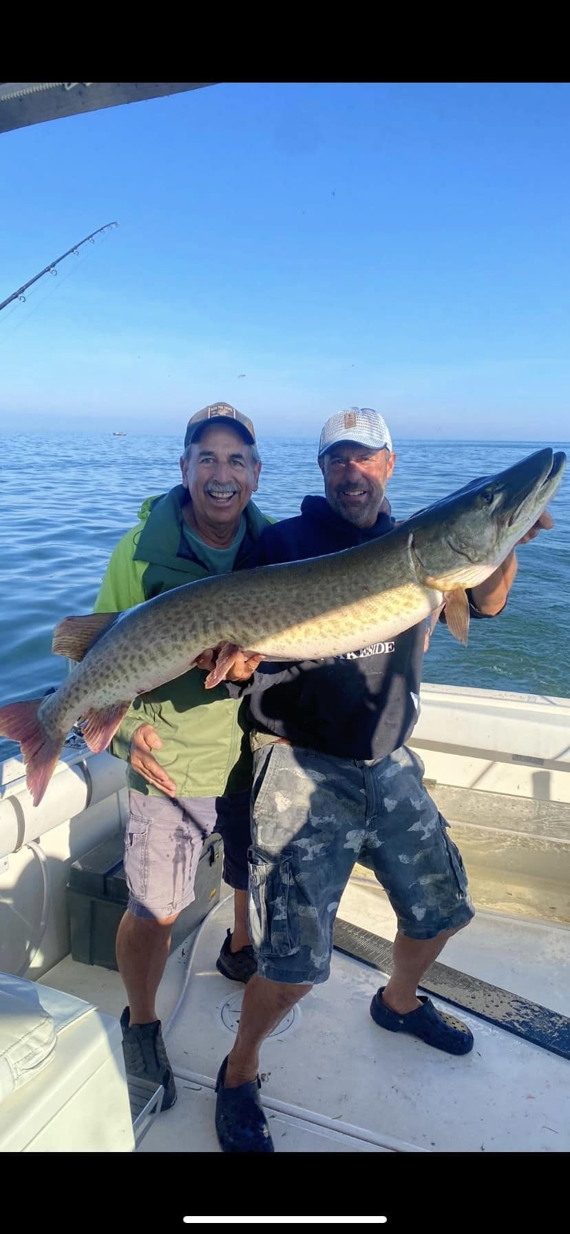 Muskellunge caught while fishing in MI