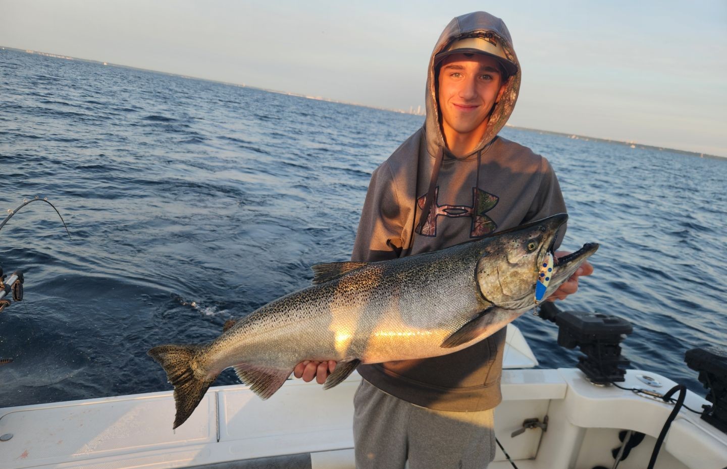 Fishing for bull trout in Wisconsin