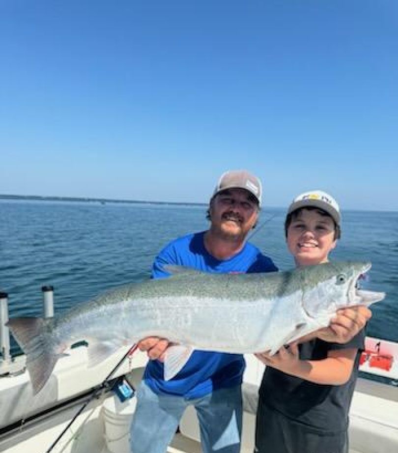 Muskellunge caught while fishing in Milwaukee