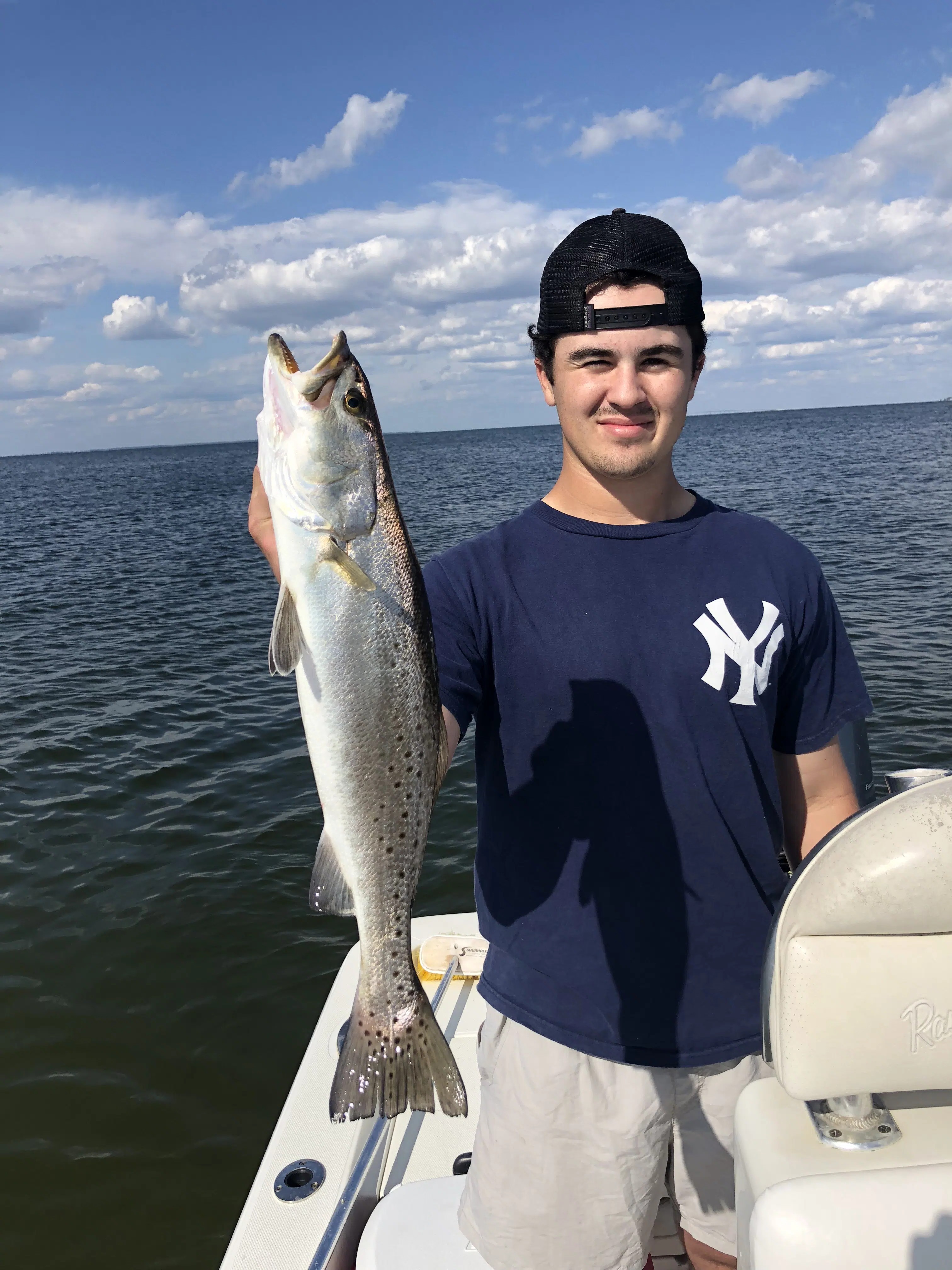 Spotted weakfish caught at Pensacola Beach