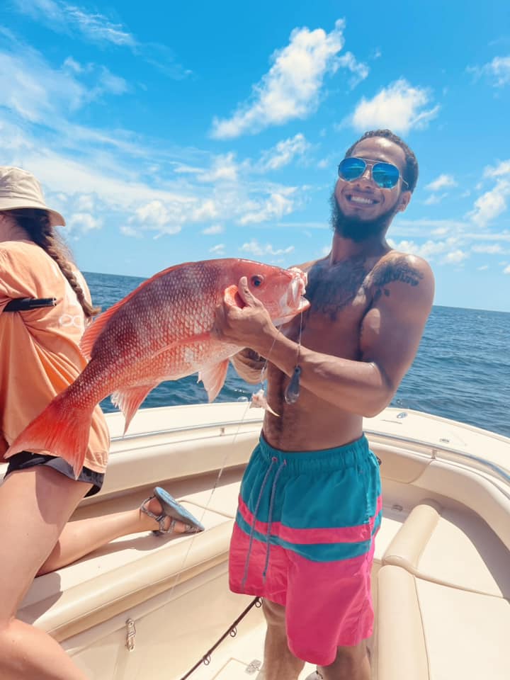 Angler with a big catch from Charleston