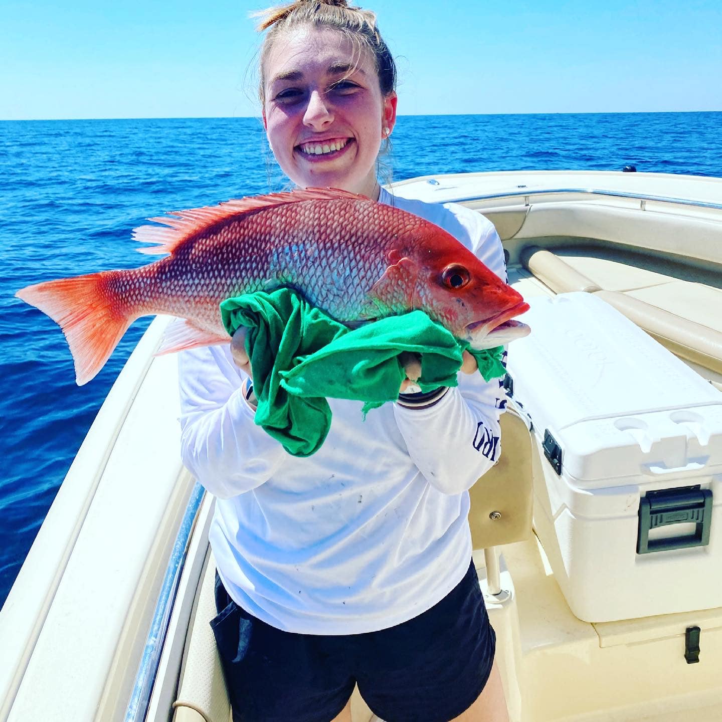 Angler fishing with rod in Charleston