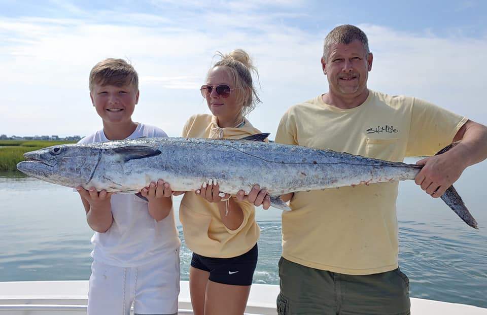 Photograph of a 48-inch King Mackerel caught in SC