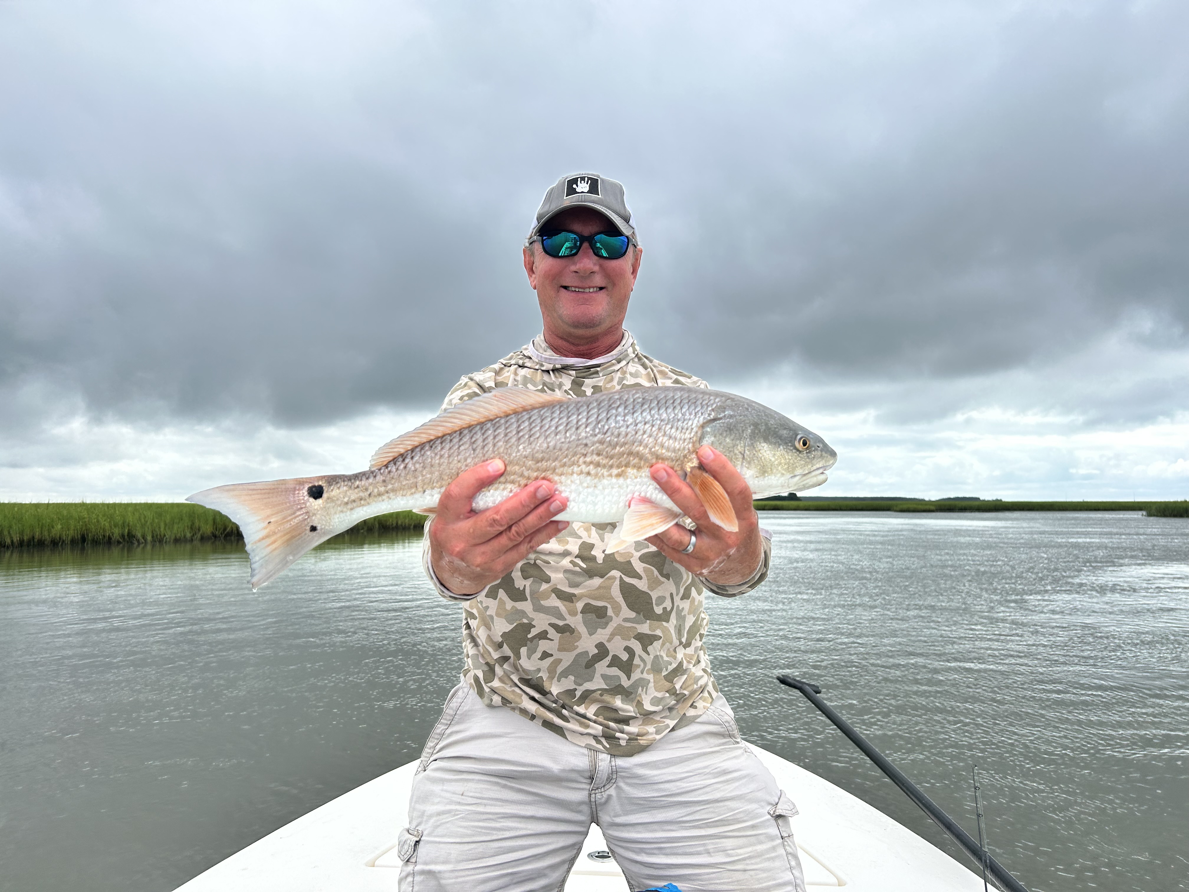 Redfish, 28 inches, caught while fishing in SC