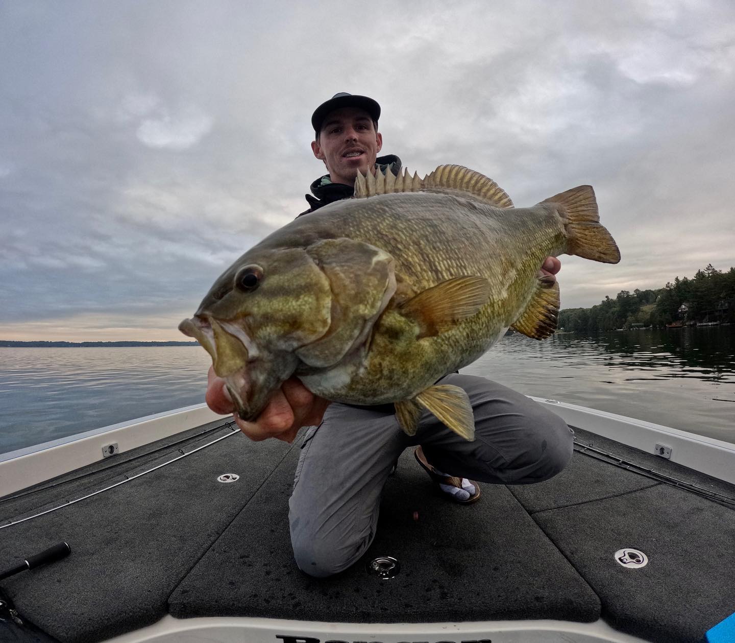 Angler with big fish caught in Clayton
