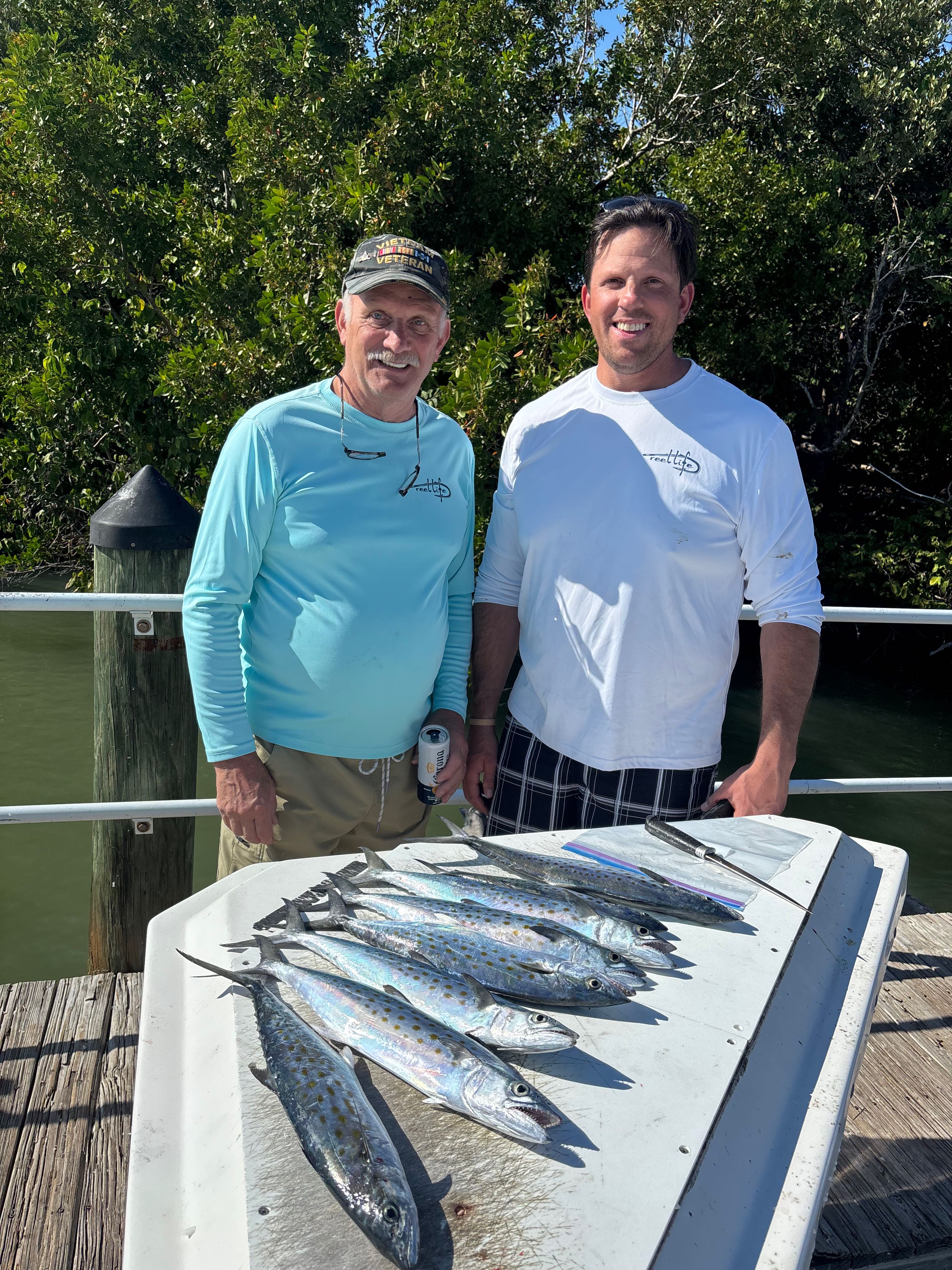 Two people fishing in Florida