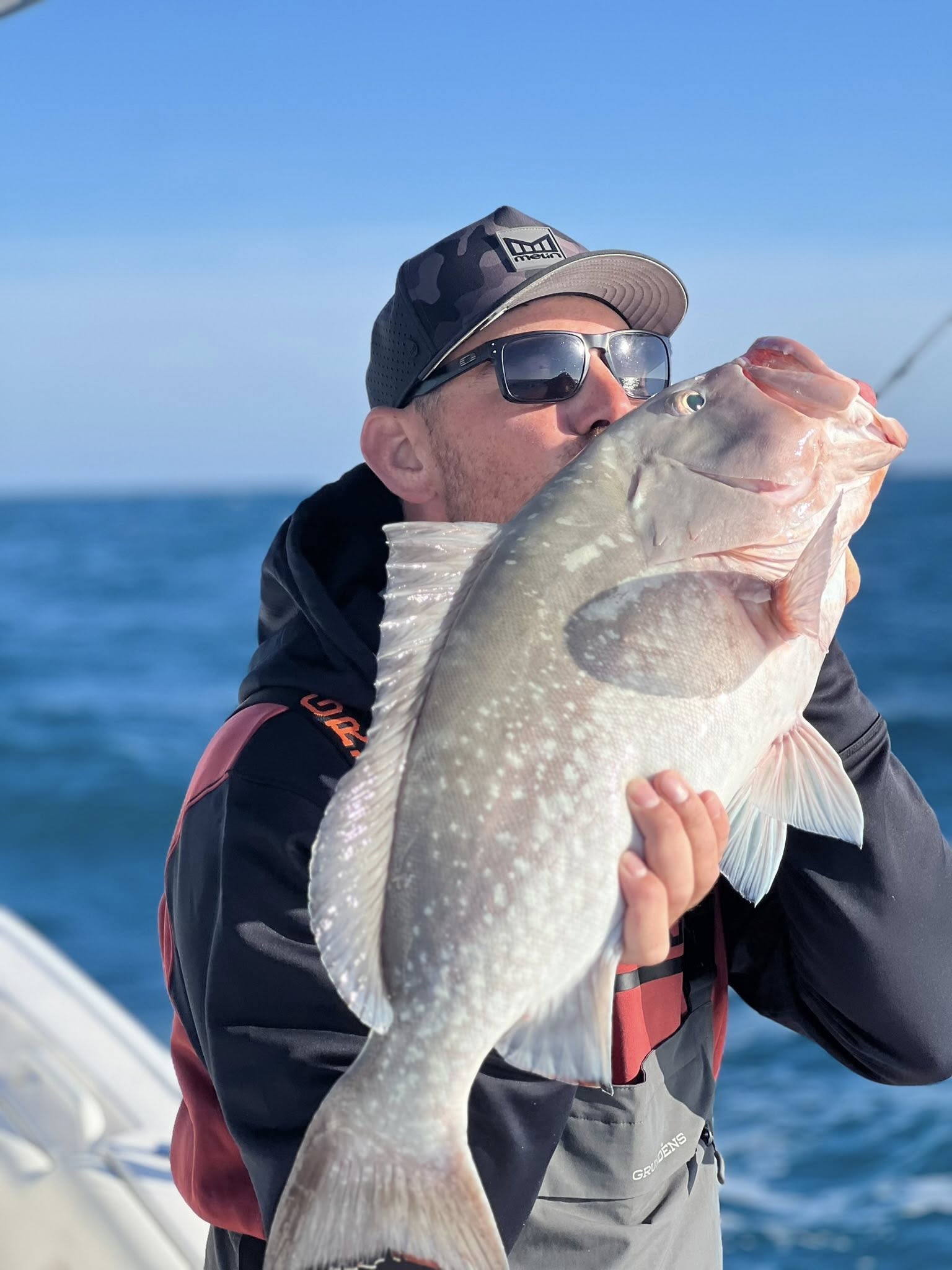 Marco Island offshore fishing charter boat targeting grouper, snapper, cobia on 30ft Tidewater
