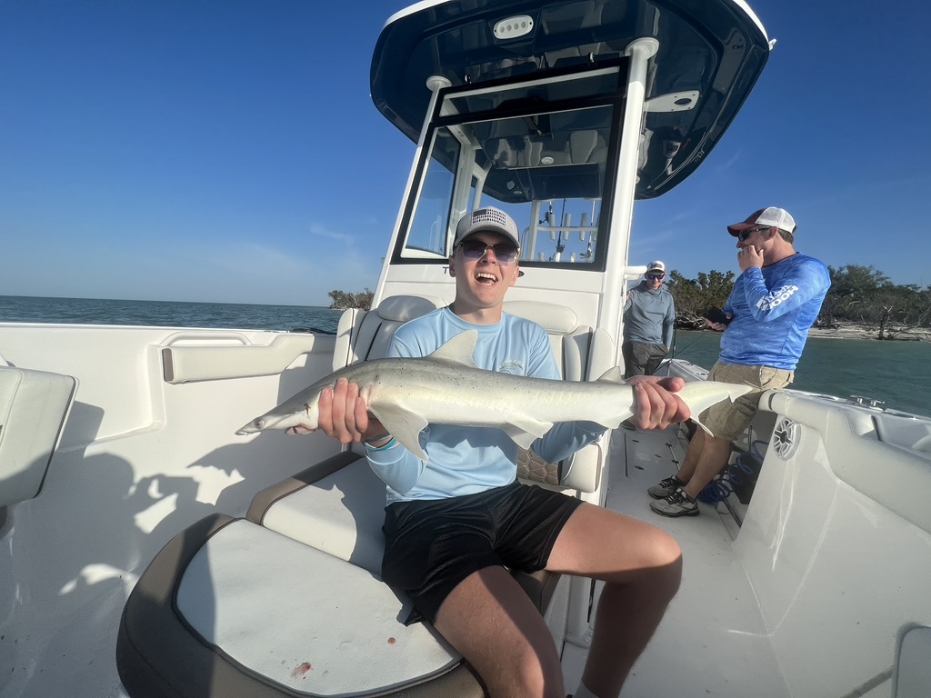 Marco Island inshore fishing charter boat targeting snook, redfish and tarpon in backwaters