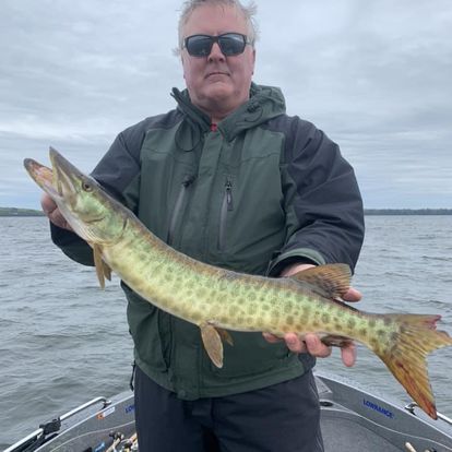 Impressive muskellunge fish catch in WI